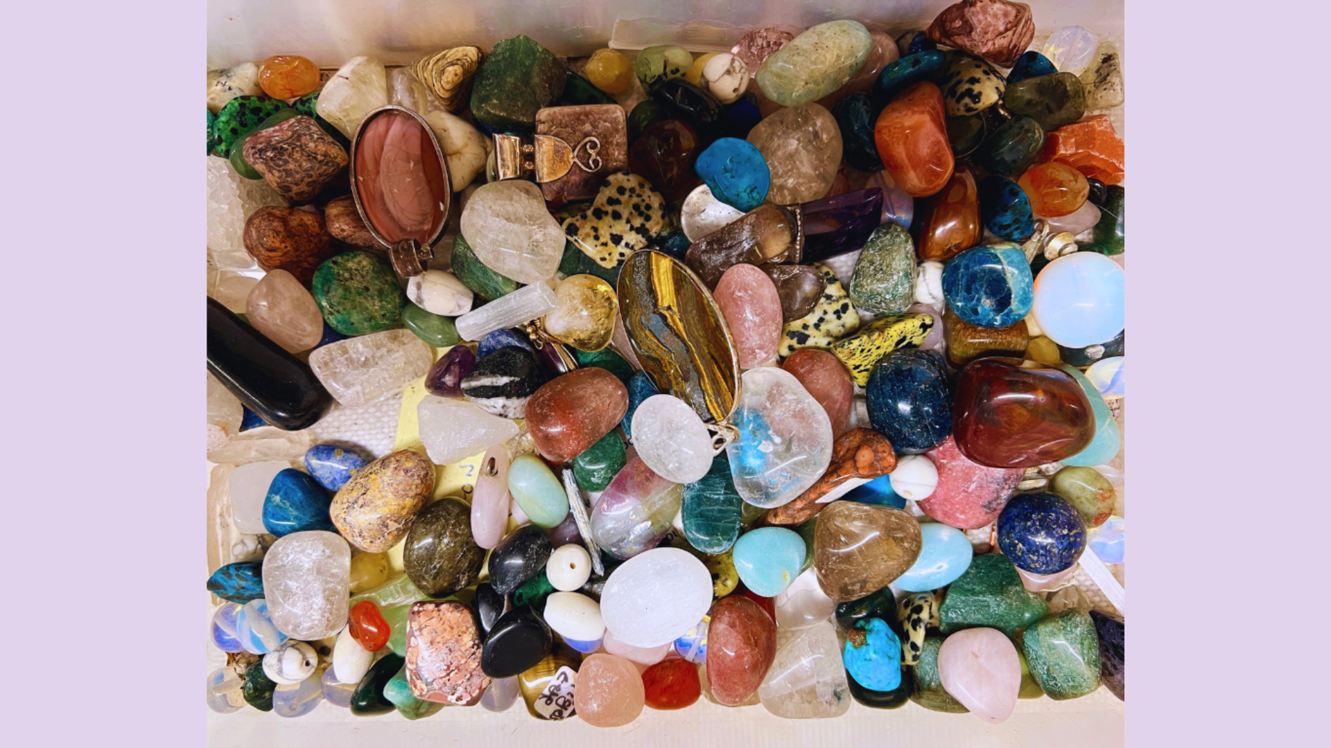 Photo of multiple crystals